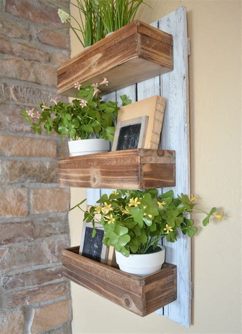 DIY Wooden Wall Planter - Little Vintage Nest