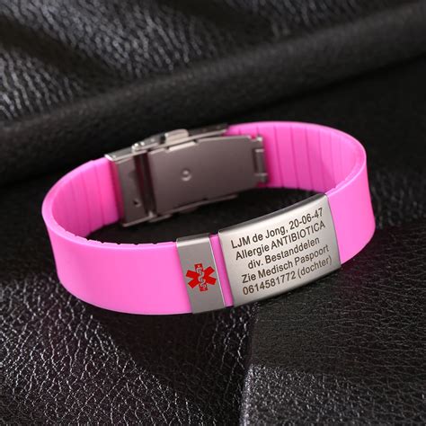 Aggregate more than 81 waterproof medical alert bracelets latest - 3tdesign.edu.vn