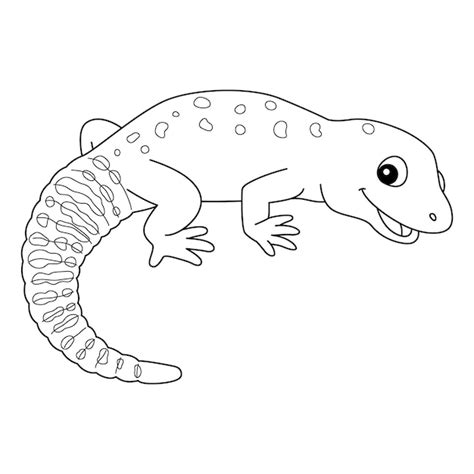 Gecko Coloring Pages For Kids