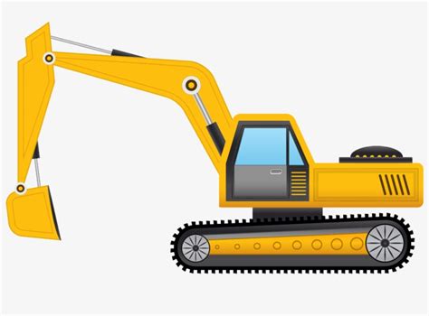 Png Library Library Excavator Clipart Transparent - Backhoe Hd Png ...