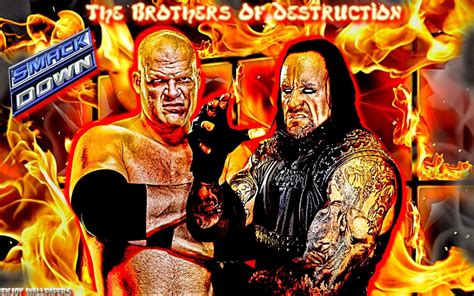 Kane And Undertaker Brothers Of Destruction Wallpaper