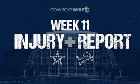 Injury Report: Cowboys entire offensive line hurting ahead of Week 11