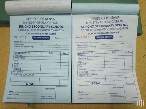 School Receipt Books in Nairobi Central - Printing Services, Colorshade Graphics | Jiji.co.ke