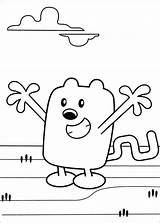 Wubbzy Smiling  Coloring Pages sketch template