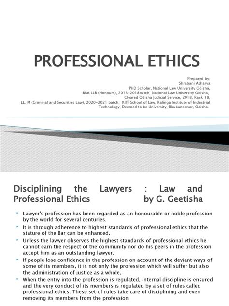 Professional Ethics | PDF | Lawyer | Morality