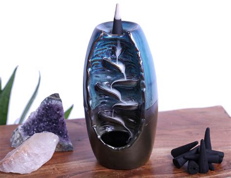 Incenseflow Waterfall Backflow is an incense burner that flows like water