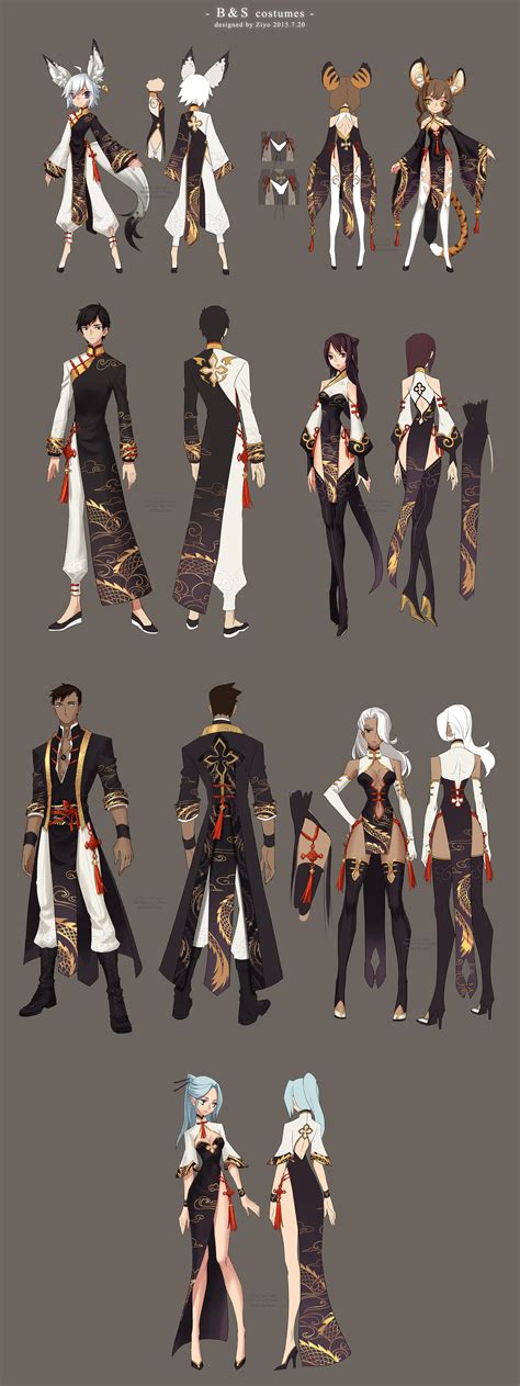 Bns costumes design by ZiyoLing on DeviantArt