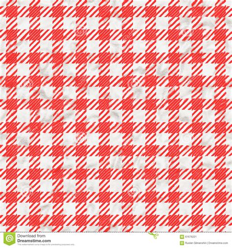 Red and White Gingham Tablecloth Texture Seamless Stock Image - Image of abstract, country: 61676221