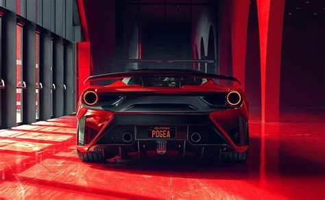 Ferrari 488 GTB From The Rear, HD wallpaper | Peakpx