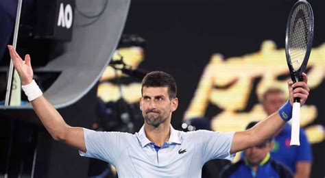 Djokovic reaches Australian Open quarterfinals, matching Federer's ...