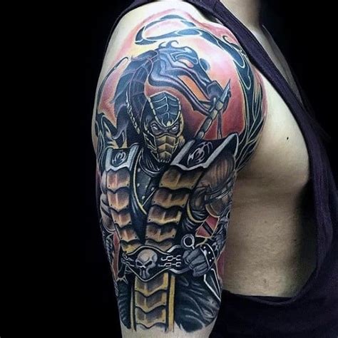 70 Mortal Kombat Tattoos For Men - Gaming Ink Design Ideas