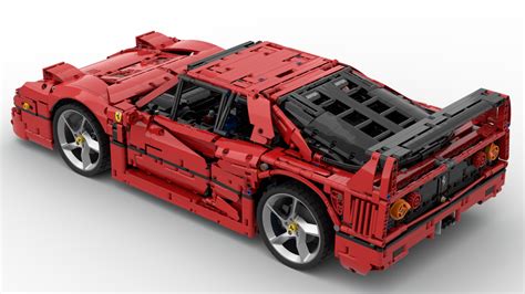 LEGO MOC 42143 Ferrari F40 - 1:8 - alternate build by timtimgo | Rebrickable - Build with LEGO