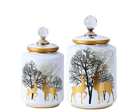 Decorative Ceramic Jars With Lids | 1L Best Ceramic Canister