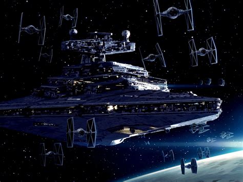 Black outer space craft, Star Wars, Star Destroyer, TIE Fighter, TIE Interceptor HD wallpaper ...