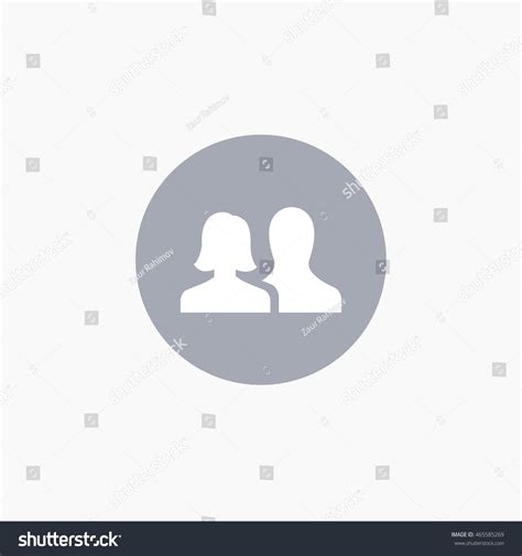 Facebook Friends Icon Vector Social Media Stock Vector (Royalty Free ...