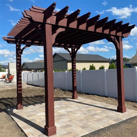 12x12 Pergola Kits - Big Kahuna Freestanding Cedar – Pergola Depot