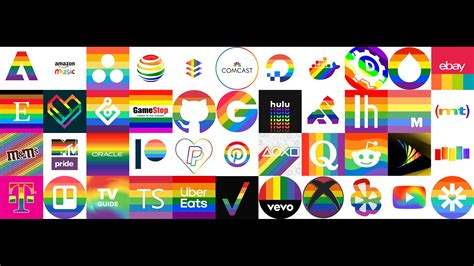 Pride Month Corporate Logos