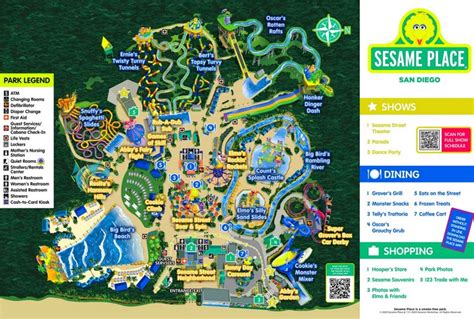 Sesame Place San Diego Map - Ontheworldmap.com