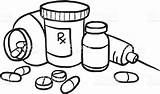 Medicine Coloring Pages sketch template