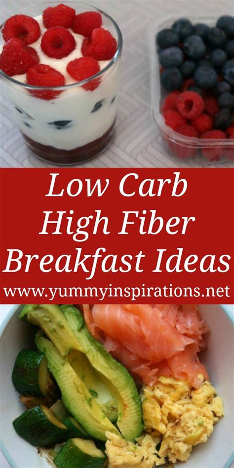 Low Carb High Fiber Breakfast Foods - Best Recipes & Ideas | High fiber ...