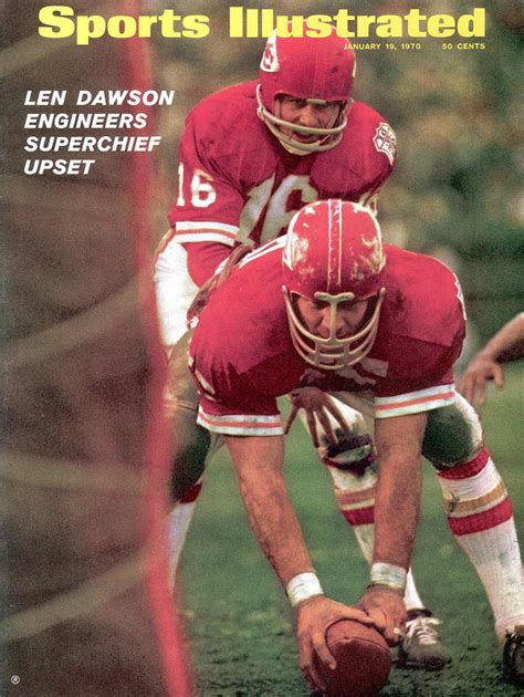 Kansas City Chiefs Qb Len Dawson, Super Bowl Iv Sports Illustrated ...