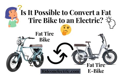 How Do I Convert My Fat Tire Bike To Electric With Conversion Kit?