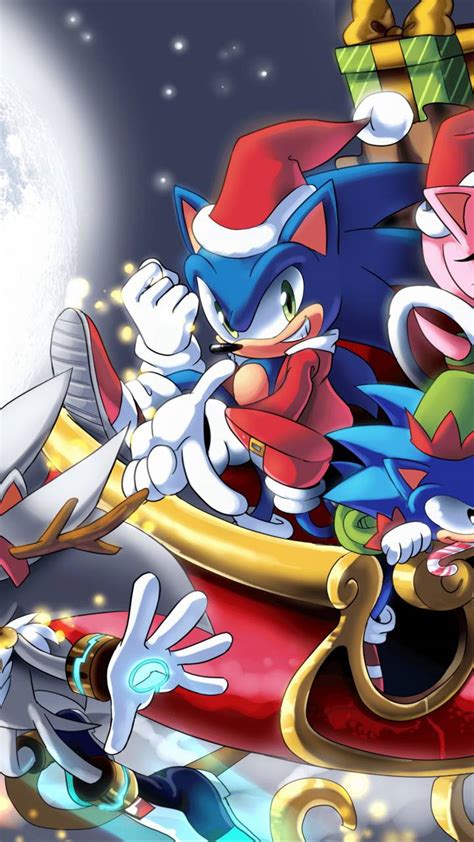 2021 Sonic Christmas Wallpaper