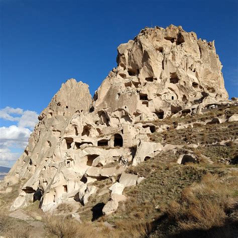 Uçhisar castle in cappadocia, turkey today :-) : travel