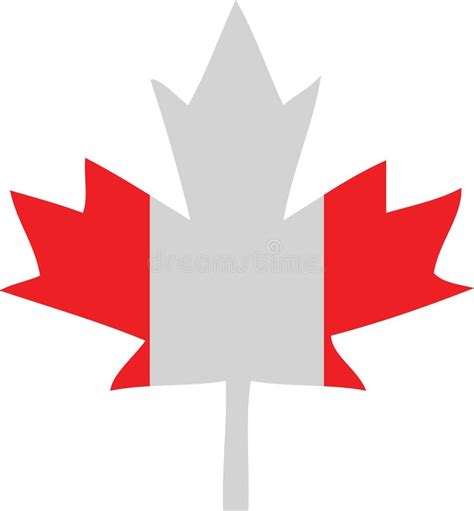 Canada Flag Maple Leaf stock illustration. Illustration of colors - 6527181