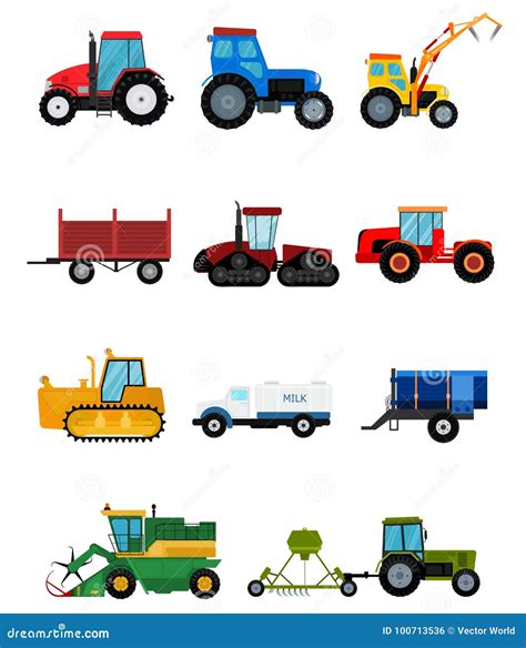 Agriculture Industrial Farm Equipment Machinery Tractor Combine And ...