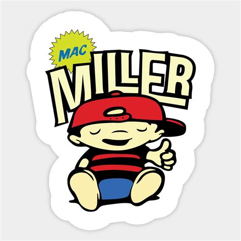 Mac Miller Old School Logo Sticker | Mac Miller in 2022 | Mac miller ...