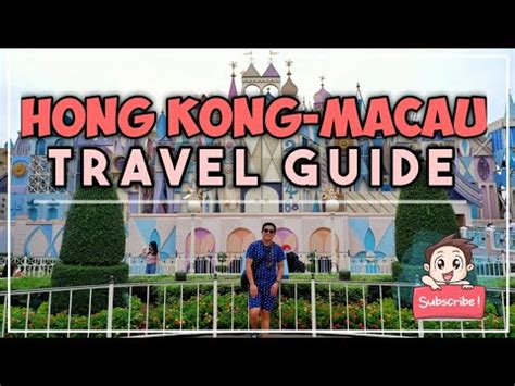 Hong Kong-Macau Journey Information - mondaycation