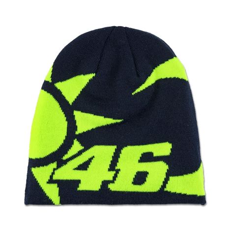 Valentino Rossi VR46 Replica Helmet Beanie Hat Sun & Moon 2019 ADULT - Motorsport Merchandise ...