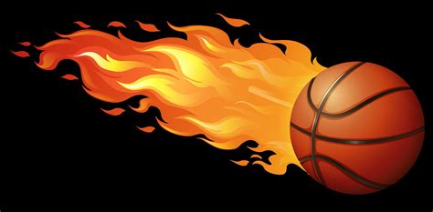 Fire basketball 448264 Vector Art at Vecteezy