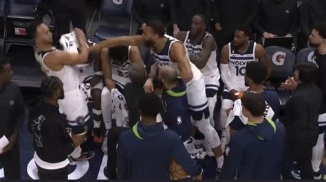 Watch: Rudy Gobert Threw Punch At Kyle Anderson On Timberwolves Bench ...