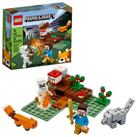 LEGO Minecraft The Taiga Adventure 21162 Brick Building Toy (74 Pieces) - Walmart.com - Walmart.com