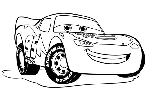 Dibujos de Cars para colorear | WONDER DAY