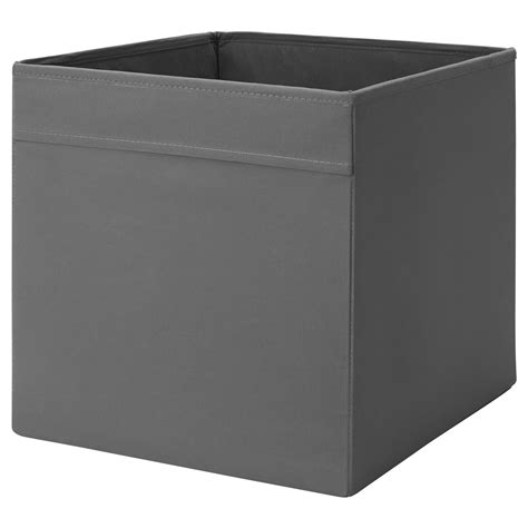 DRÖNA box, dark gray, 33x38x33 cm (13x15x13") - IKEA