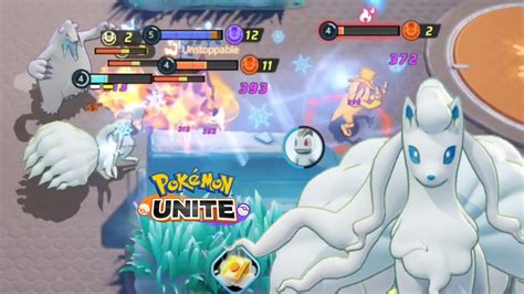 Pokemon unite : Alolan Ninetales Gameplay - YouTube