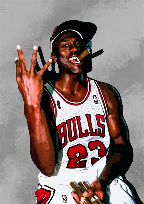 Michael Jordan Chicago Poster Drawing By Kun Pact | Images and Photos finder