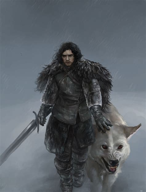 ArtStation - Game of Thrones Jon Snow Fanart