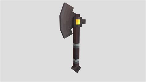 Netherite Axe - 3D model by Eduardo Bugia (@eduardobugia) [05343c5] - Sketchfab