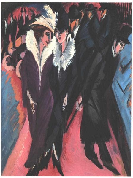 Street, Berlin, 1913 - Ernst Ludwig Kirchner - WikiArt.org