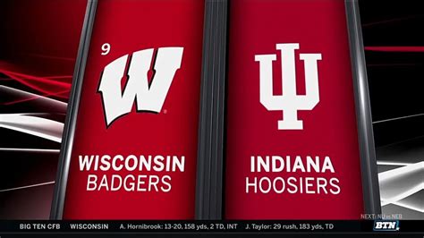 Wisconsin at Indiana - Football Highlights - YouTube