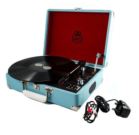 GPO GPO Attache USB Turntable With USB Stick Included (sky blue) vinyl at Juno Records.