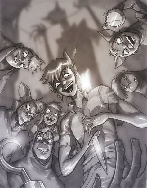 Peter Pan and the lost boys by MiaCabrera on deviantART | Lost boys peter pan, Peter pan art ...