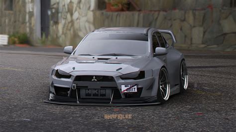 ArtStation - Mitsubishi Lancer Evo X widebody concept