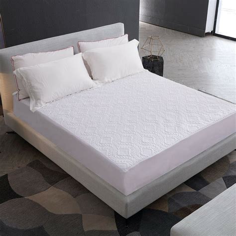 Waterproof Fitted Mattress Cover Pad Non-slip Bed Sheet Protector ...