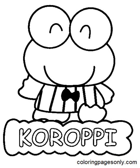 92 Free Printable Keroppi Coloring Pages