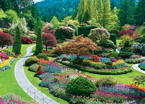 Butchart Gardens Sunken Garden 1000pc - Cheeky Monkey Toys